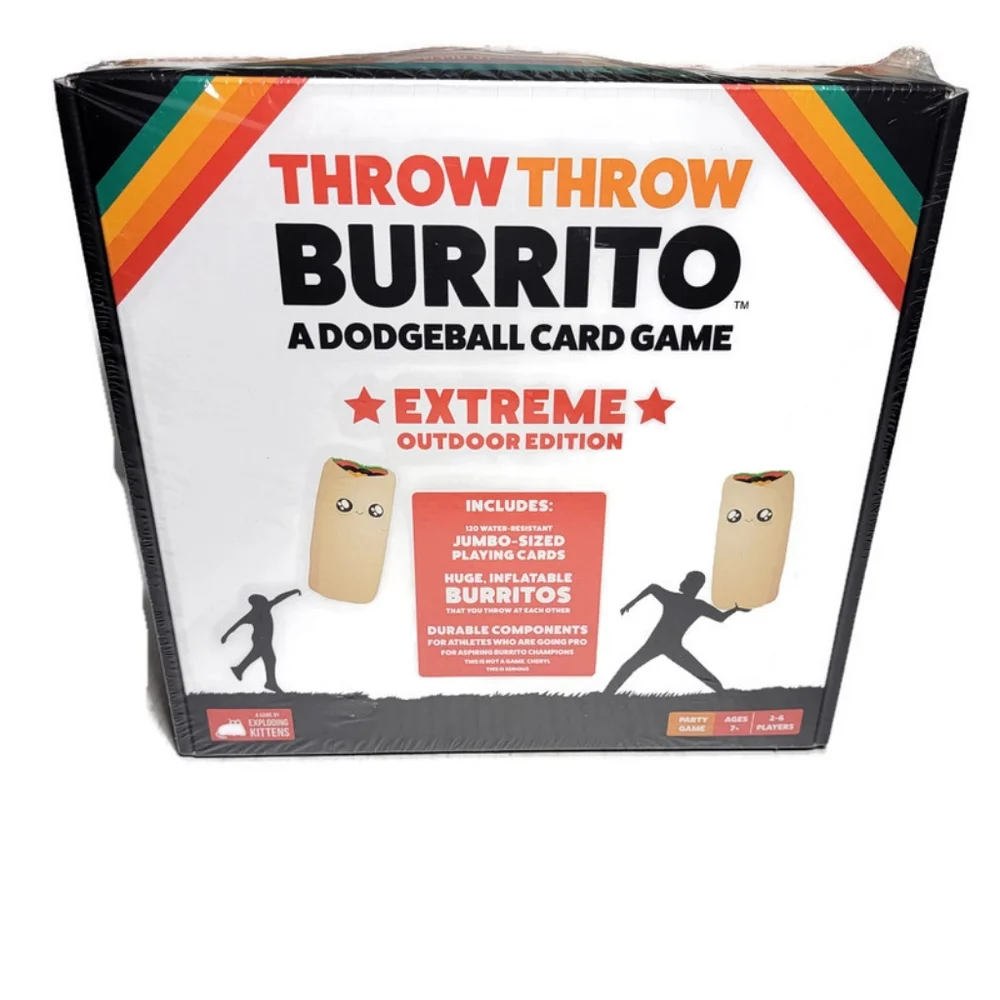 Throw Throw Burrito (A Dodgeball Card Game): Extreme Outdoor Edition